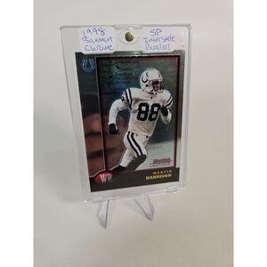 1998 Bowman Chrome Topps‎ WR Marvin Harrison Colts - Interstate Parralel